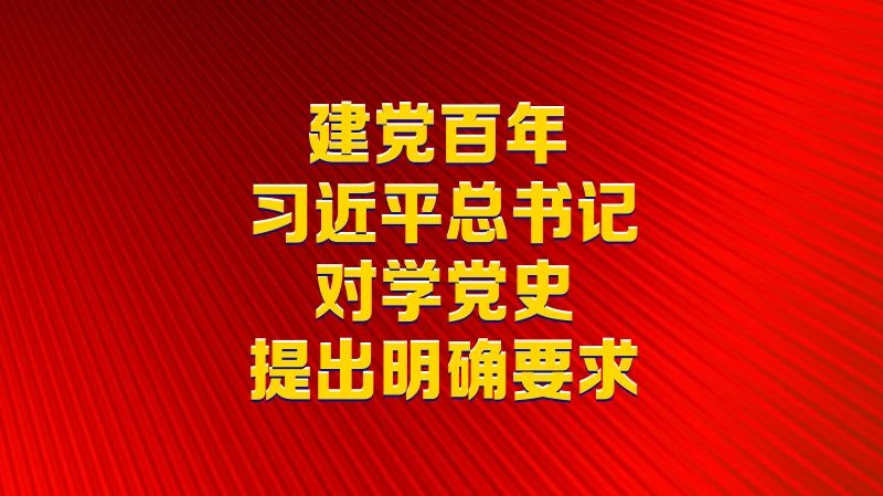 建黨百年，習(xí)近平總書(shū)記對(duì)學(xué)黨史提出明確要求